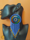 Boucles d'Oreilles Africaines en Perles Massaï - SublimeWax
