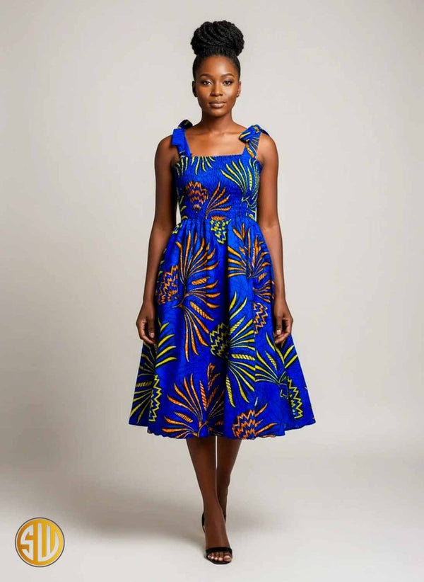 Robe Africaine en Wax Aida - SublimeWax