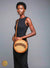 Sac rond en sisal et cuir – Bandoulière artisanale