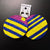 Boucles d'oreilles Coumba - détail du motif wax