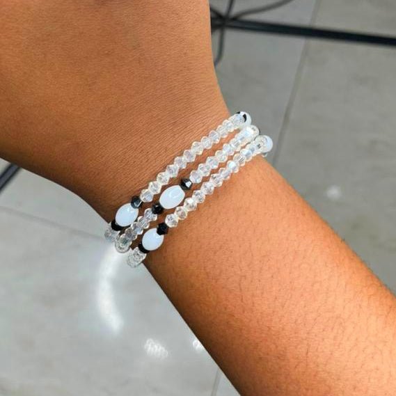 Bracelet Élastique en Perles Artisanales - SublimeWax