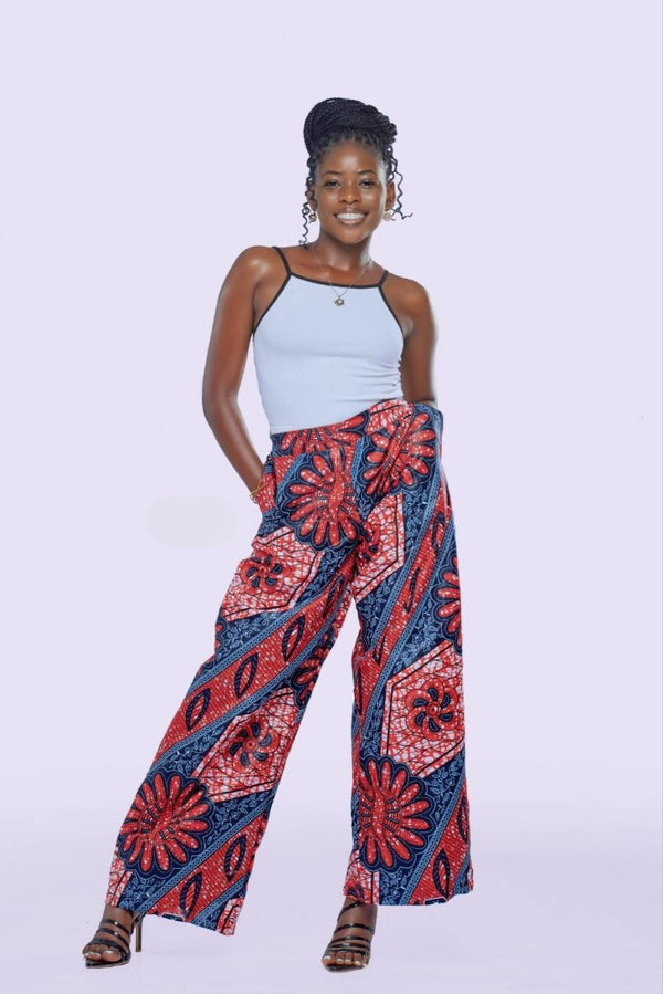 Pantalon en wax Oumou - SublimeWax FR-44 US-12