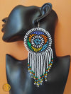 Boucles d'Oreilles Africaines en Perles Massaï - SublimeWax