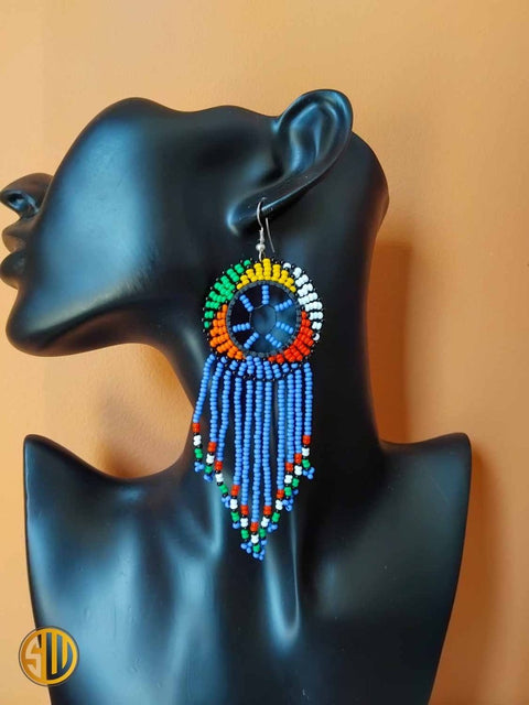 Boucles d'Oreilles en Perles Massaï - SublimeWax