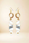 Boucles Massaï - Blanc & Spirale