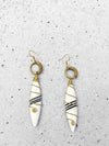 Boucles Massaï - Blanc & Spirale