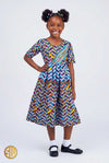 Robe Africaine en Wax pour Fille Sira - SublimeWax