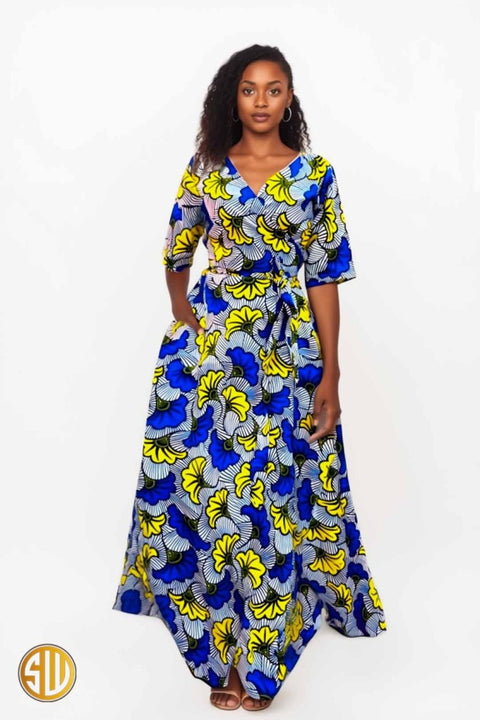 Robe en wax Anna - SublimeWax FR-44 US-12