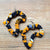 Boucles d'oreilles africaines Mata en forme de carte d'Afrique