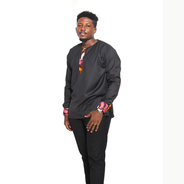 Chemise homme en wax Djibi - SublimeWax XL