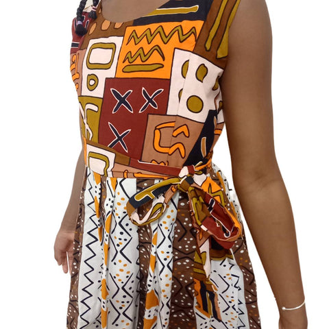 Robe Africaine en wax pour fille Annie - SublimeWax