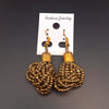 Boucles d'Oreilles en Perles du Kenya - SublimeWax 3